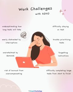 ADHD Work Challenges & How To Manage Them 7 adhd problems at work