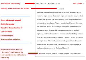 How to Write an Abstract APA Format 2 apa abstract example