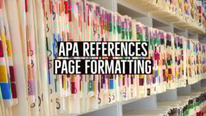 APA References Page Formatting and Example 3 apa references page formatting 1
