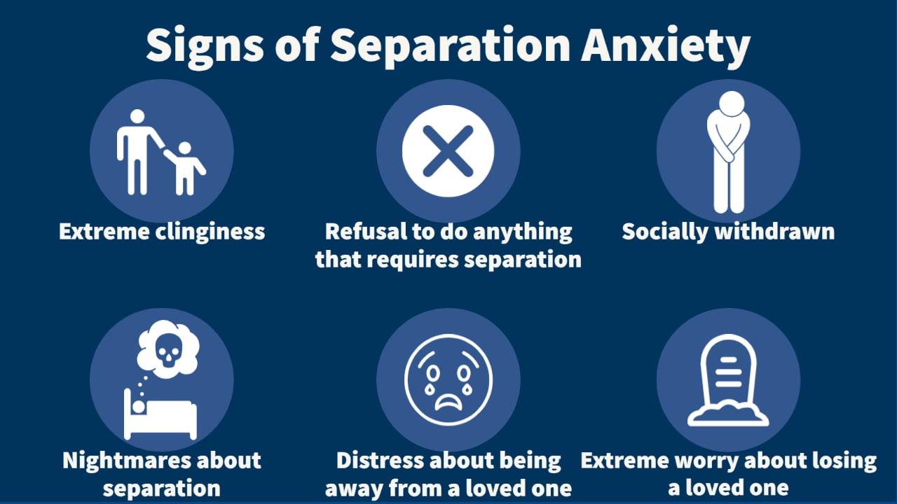 Separation Anxiety Disorder in Children 2 signs of separation anxiety disorder 1
