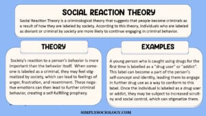 Social Reaction Theory (Criminology) 3 social reaction theory 1